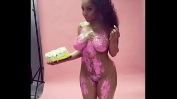 Preview 4 of Smalll Boobs - Nikki nicole Bday cake ass