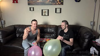 Preview 2 of Arbe Sex Video Com - Blowing up and Humping Balloons
