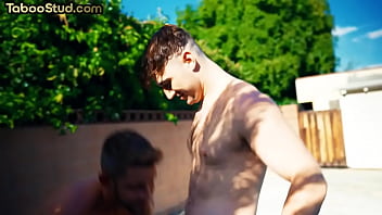 Preview 1 of Bebeteen Year Porn - Muscled stud stepbrothers enjoy bareback taboo anal