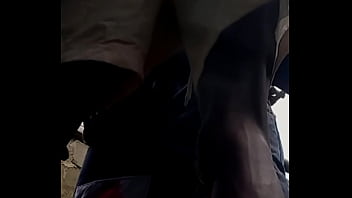 Preview 4 of Pawg Toes - Giving him my black dick outdoor