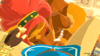 Preview 4 of Elia Ramirez - Link and Urbosa Fuck on the Divine Beast