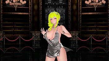 Preview 2 of Six Video Full Hd - Azur Lane St. Louis Hentai Half Nude Dance Nayeon Pop! Song Mmd 3D Blonde Hair (CLIP)