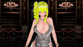 Preview 3 of Six Video Full Hd - Azur Lane St. Louis Hentai Half Nude Dance Nayeon Pop! Song Mmd 3D Blonde Hair (CLIP)