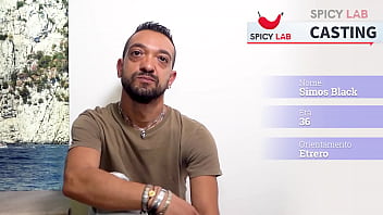 Preview 1 of Meye Khalifa Xxx - Big cock man at first porn - casting