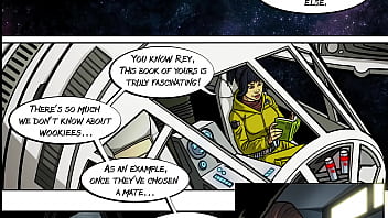 Preview 1 of Butts Job - Rey Submits to her Wookie Master Part 1-2