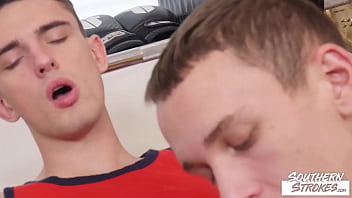 Preview 2 of Xxx Marc Dorcel - SOUTHERNSTROKES Twinks Tim Gottfrid And Adam Barnes Bareback