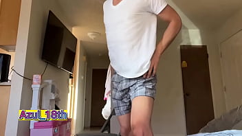 Preview 1 of Pinay Sex Xnxx - Hot stepson has sex with his new stepdaddy after school when there is no one at home