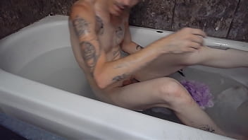 Preview 2 of Nice Hairy - me taking a long Steamy bath and end up playing with myself