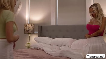 Preview 1 of Zemanova Hd - Arouse shemale and her slut girlfriend enjoy 69 position