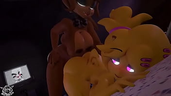 Preview 3 of Maggie Grace Getting - Futa Freddy x Chica