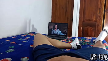 Preview 1 of Mom Son Extreme Sex - NOS QUEDAMOS SOLOS CON MI HIJASTRA,  Al estar sola con mi padrastro me obliga follar porque tengo el culo mejor que mi madrastra