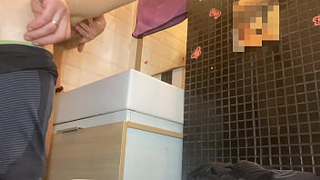 Preview 4 of Drug Sister And Fuck Father - Sex in the public night club toilet with pregnant slut