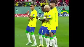 Preview 4 of Xxx Video Ko - BRASIL COMENDO CU DA COREIA AO VIVO!!!! NEYMAR E SUA TURMA COMEMORAM