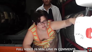 Preview 2 of Indian Xxx Video 2019 - The Michelin girl fucking between tires. Claudia Marie ctdx