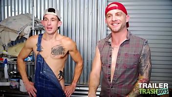 Preview 1 of India Xnxmms Videocom - TRAILERTRASHBOYS Christian Martin And Colton Blue Bareback
