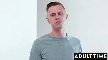 Preview 1 of Any Leep On E Com - ADULT TIME - Massive Natural Tits Stepmom Disciplines Stepson With Rough Riding And Taking His Cum!