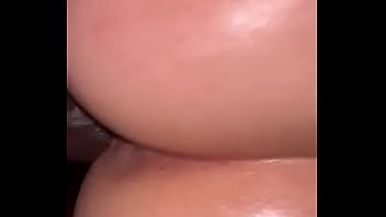 Preview 4 of Cuteedenns Cam - Big ass big butt milf amateur interracial oiled up fuck black cock dripping wet!!!