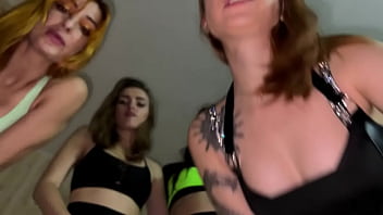Preview 3 of Puta Locura Models - Dominant Foursome Girls Spit On You - Close Up POV Spitting Humiliation