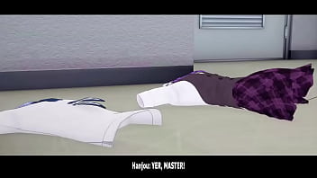 Preview 2 of White Meat On Black Street - Koikatsu Sunshine Episode 2 (ENGLISH VERSION)