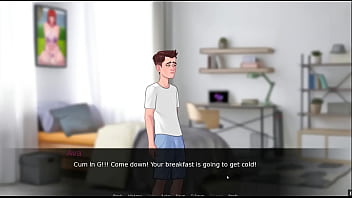 Preview 3 of Hiroin Ki Xxx Bf - Lust Legacy [Hentai game PornPlay ] Ep.2 watching his dad&#039_s pornstar sex scene