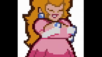 Preview 4 of Xxxcvdo - Paper Princess Peach flashing her boobs