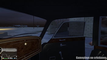 Preview 1 of Sunnylyon Xxx Video - Sexo en p&uacute_blico dentro de coche en playa de GTA Online