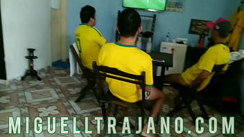 Preview 2 of Dith Xxx - Gang Bang in Brazil - Orgia Com Dotados - Gay Amador