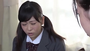 Preview 3 of Lingerie Kimberly - Japanese Lesbian Teen Fucks her Teacher Strap-On