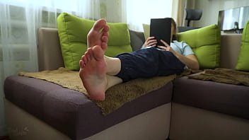 Preview 2 of Jawar Ghar Xxx - Sexy Teen Amateur Shows Off Her Bare Soles Foot Fetish