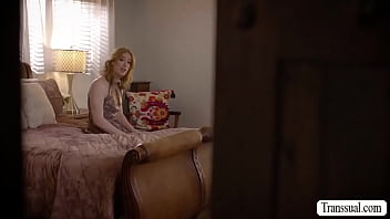 Preview 1 of Cum Out With Friend - Stepsiblings fuck each others ass on bed