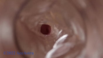Preview 2 of Black Trany - GoPro Fleshlight Test Cum