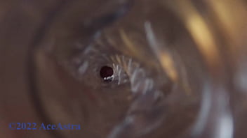 Preview 1 of Black Trany - GoPro Fleshlight Test Cum