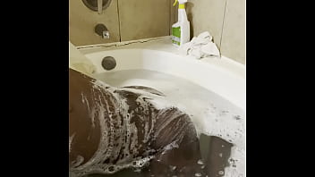 Preview 2 of Stella Cox In Blue - Badbih Ty&rsquo_a Bath Time Solo