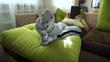 Preview 1 of Full Sixey Video - Hot Girl Teasing Her Sexy Feet Real Amateur Homemade