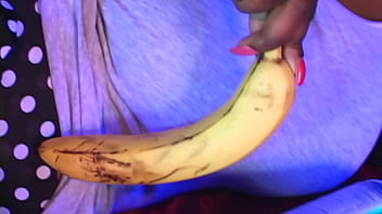 Preview 1 of Tante Dan Sma - Chocolate My Banana - Busty Babe Gets Her Tits And Throat Fucked