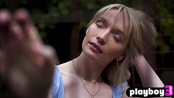 Preview 1 of Father And Douther Bedroom Night - Sexy busty blonde teen Ashley Nash enjoys a picnic after passion striptease action