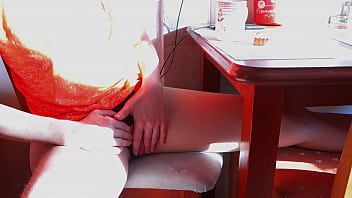 Preview 2 of Purn Fuck - Beauty Decided to Masturbate at Dawn Over a Cup of Coffee.