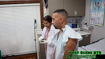Preview 3 of Ijie Sex - Tampa University Employment Physical with Angel Ramiraz,  Prostates and Flopping Dicks , Watch Entire Film At GuysGoneGyno! - Reup