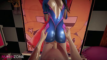 Preview 3 of Muslimjordi Nun Xvideos - Extremely Cute Teen D.va gets fucked - Overwatch Dva