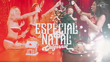 Preview 1 of New Sunny Leone Beach Sex - Especial de Natal California TV