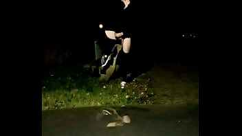 Preview 3 of Ghoda Sexy And Girls - Flashing outside and caught by cyclist
