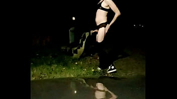 Preview 4 of Ghoda Sexy And Girls - Flashing outside and caught by cyclist