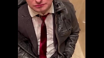 Preview 2 of Hentai Lara Rape - #kinkySirius #menAtplay #suit #officesuit #office #leather #meninleather #leathe...