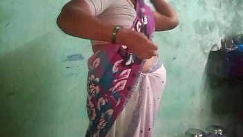 Preview 3 of Mereya Salsan - sexy aunty dress washing in bathroom