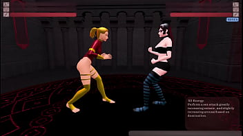 Preview 1 of Girl And Girl Sex V - Kinky Fight Club - T1R20 - Cass vs. Julia