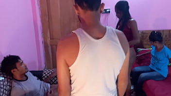 Preview 1 of English America Xnxx In - Bengali hot two tight pussy hole tight XXX fuck  boyfriends hard deep fucking tight pussy  two boys Two girls    .... Hanif and Popy khatun and Mst sumona and Manik Mia