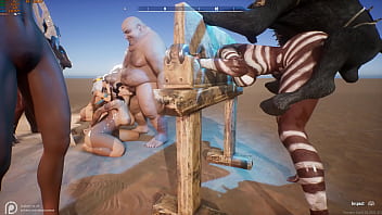 Preview 1 of Birjngk Xsxxx - wild life 3D sex gameplay orgy sluts get banged