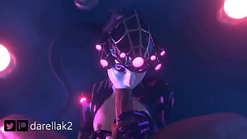 Preview 3 of Forced Sex Hard Girl Crying - Widowmaker Giving Blowjob