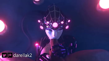 Preview 4 of Forced Sex Hard Girl Crying - Widowmaker Giving Blowjob
