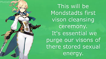 Preview 1 of Tessa Lane Boobs Lick - Mondstadt Vison Cleansing Ceremony JOI (Genshin Impact Series: Episode 13).